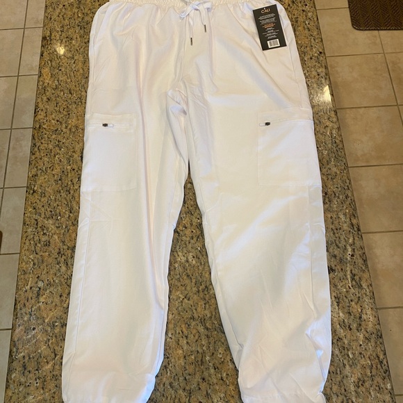 White CALI Sport Jogger Sweatpants - Picture 4 of 10